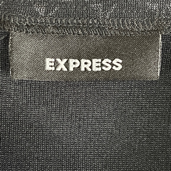 Express Black Lattice Print Mini Skirt - Picture 4 of 13